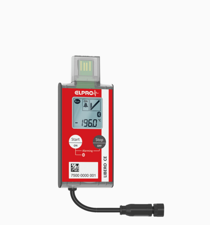 LIBERO CE with external Pt100 4-Wire Probe